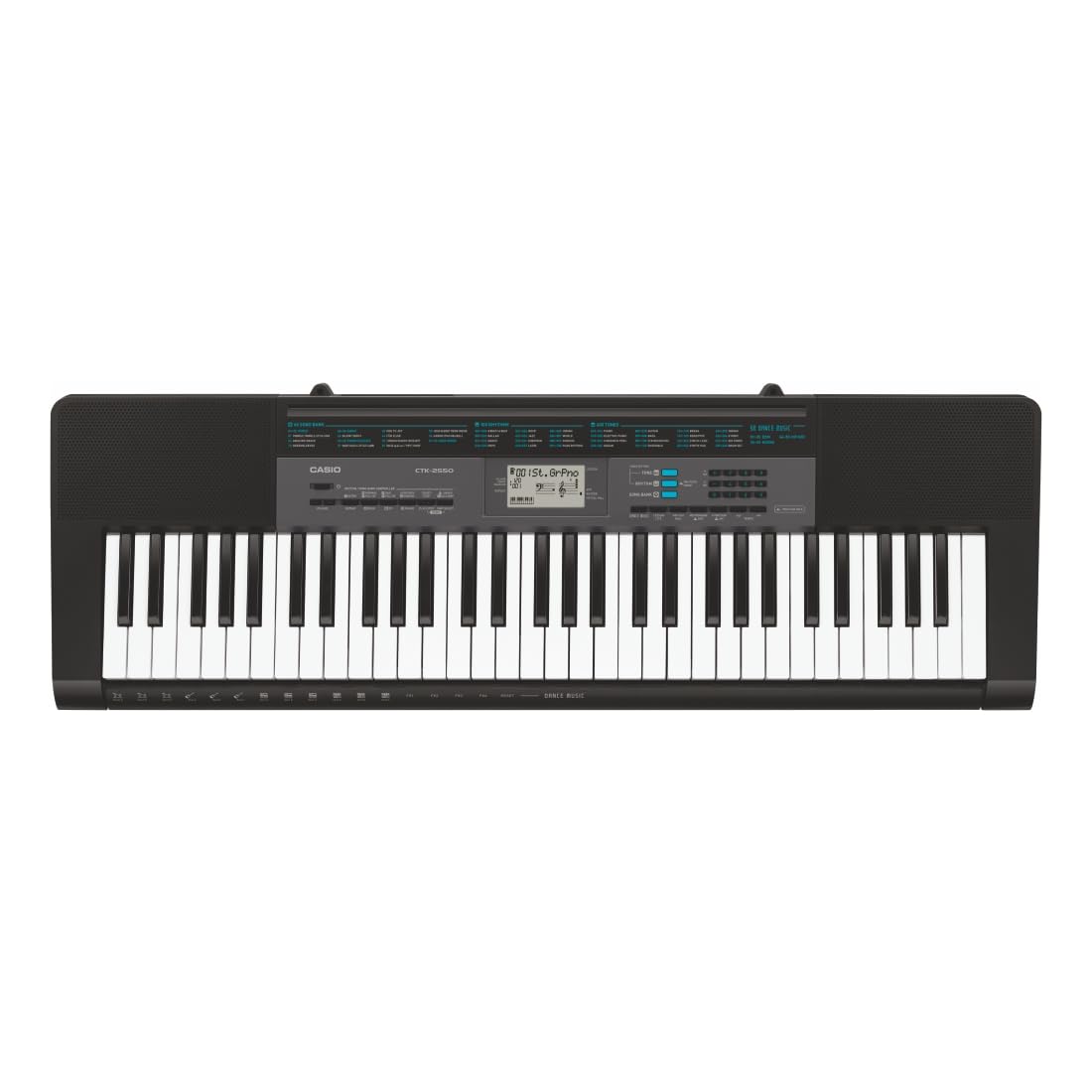 Casio CTK-2550 61-Key Portable Keyboard, Black, Casio CTK2500 keyboard