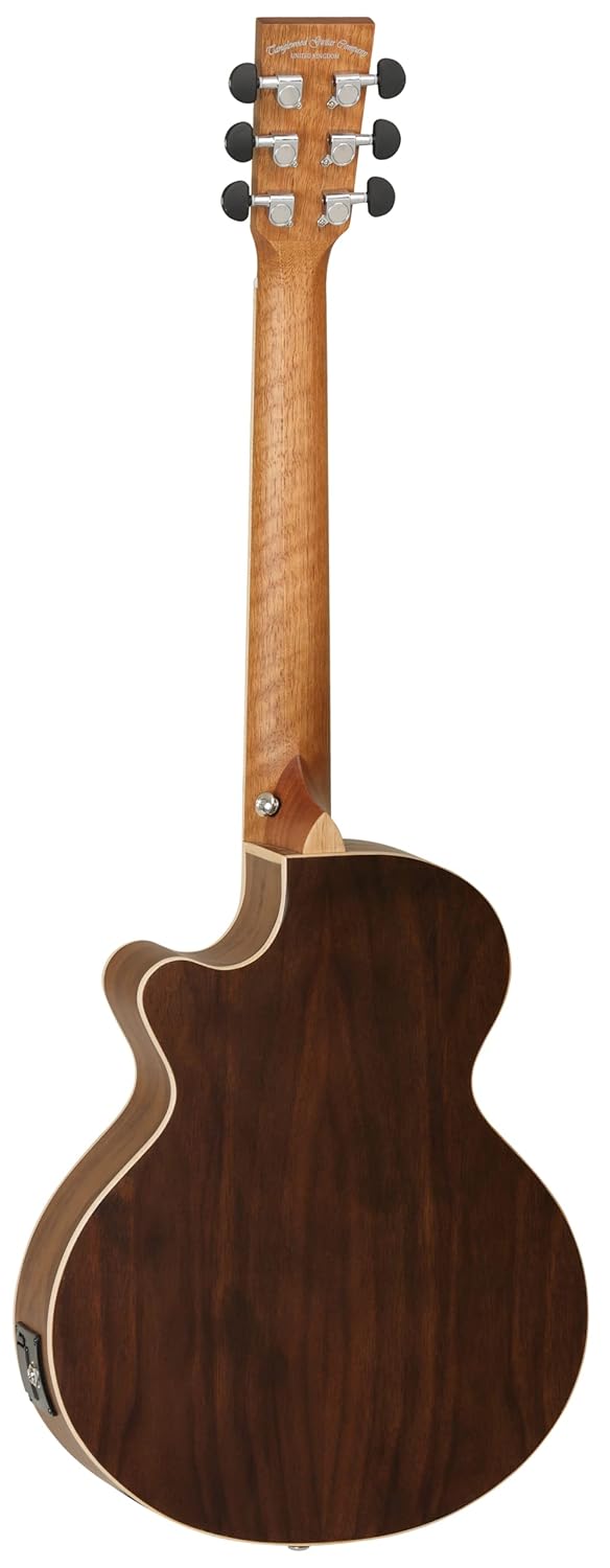 Tanglewood Discovery Exotic DBT TCE BW Electro-Acoustic Travel Guitar, with Bag, FISHMAN Pickup, Free Natural